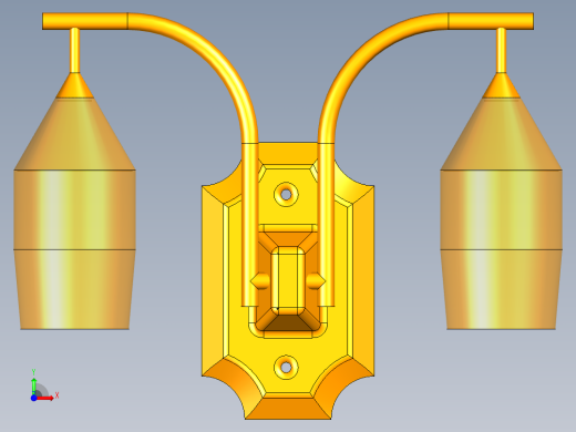 床头灯前视缩略图