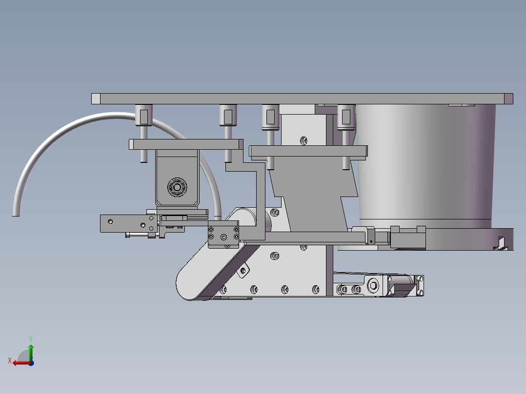 螺钉机（经典的螺丝上料机构）后视图