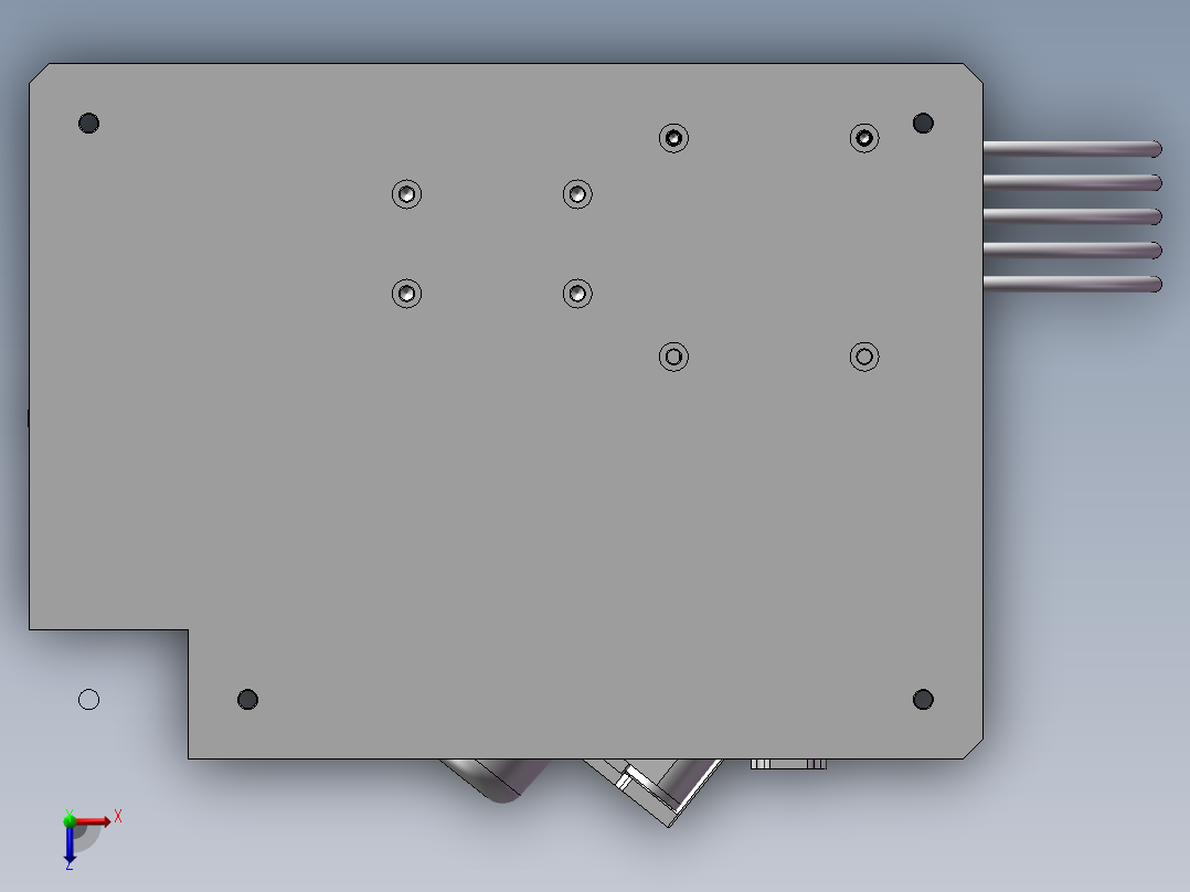 螺钉机（经典的螺丝上料机构）俯视图