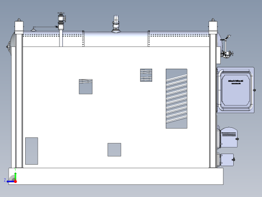 Babcock & Wilcox水管安全锅炉结构右视缩略图