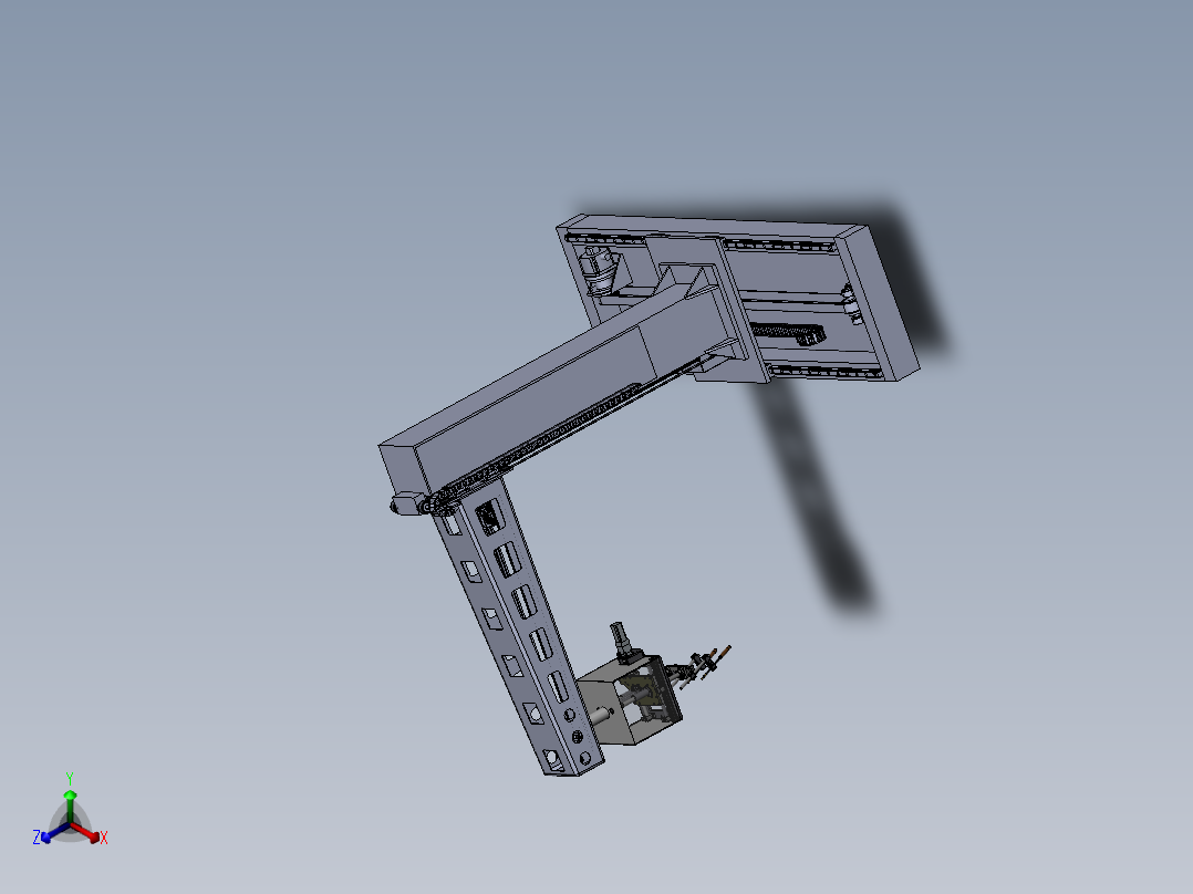 移动悬臂式焊接机构1379537===150正等轴测图