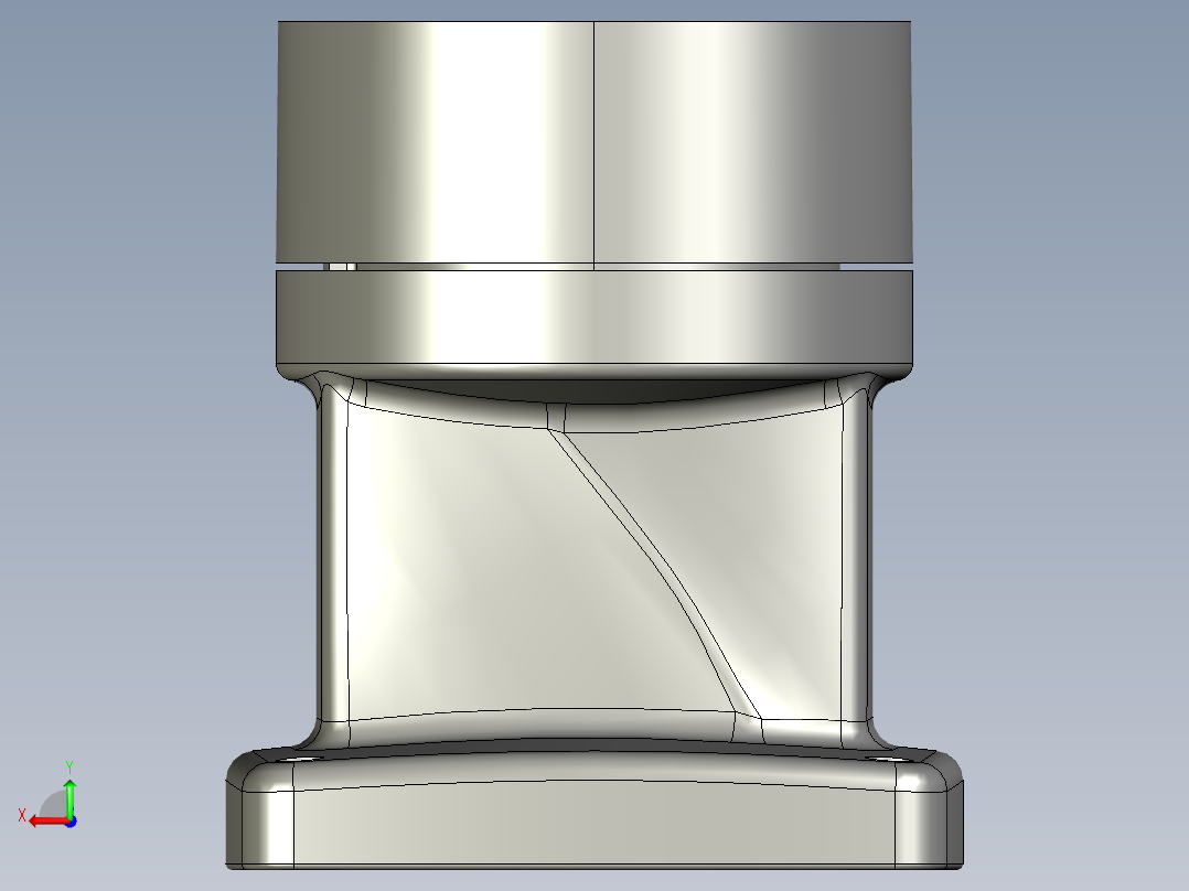 55-75-160可旋转箱底座.STEP后视图