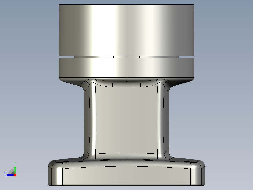 55-75-160可旋转箱底座.STEP右视图