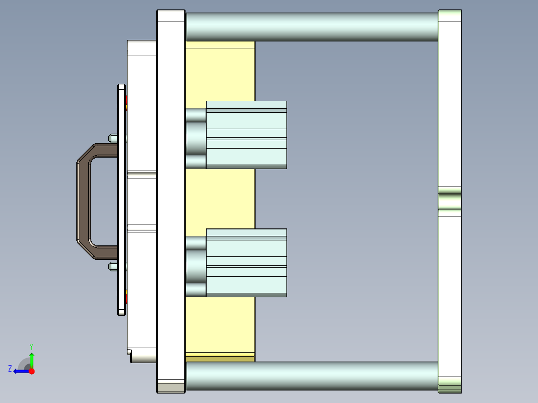 AAPB0-TRIM-CNC3笔记本CNC工装夹具三维模型-0106右视图