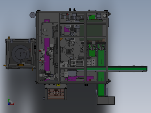 门锁组装通电测试线sw20可编辑前视缩略图