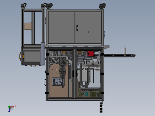 门锁组装通电测试线sw20可编辑俯视缩略图
