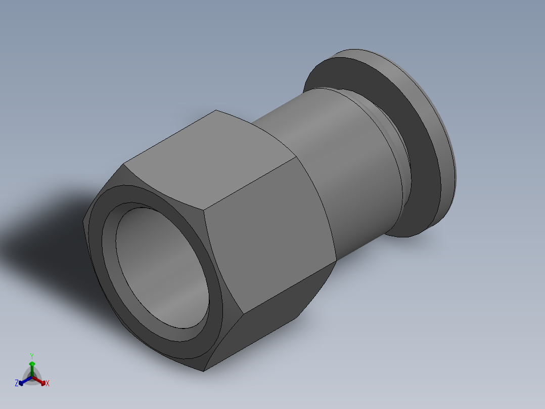 气动元件APCF8_02正等轴测图