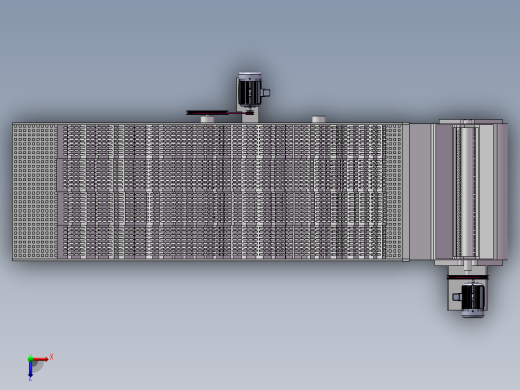 切流式脱粒、分离装置俯视缩略图
