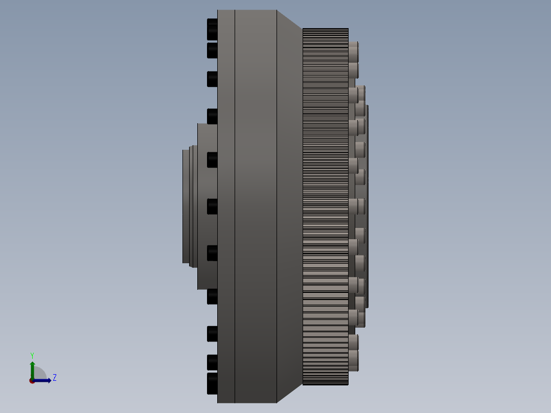 摆线减速器、摆线针轮减速器、减速器(18)左视图