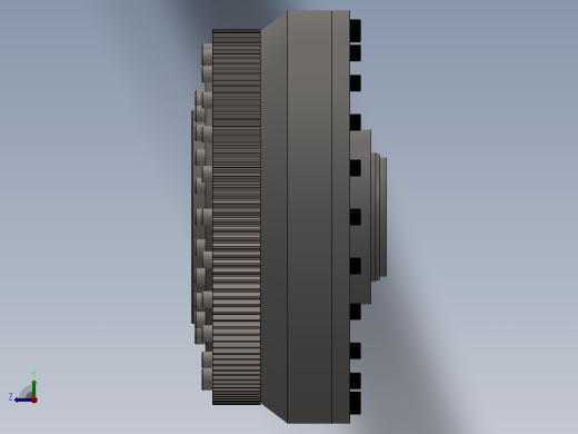 摆线减速器、摆线针轮减速器、减速器(18)右视缩略图