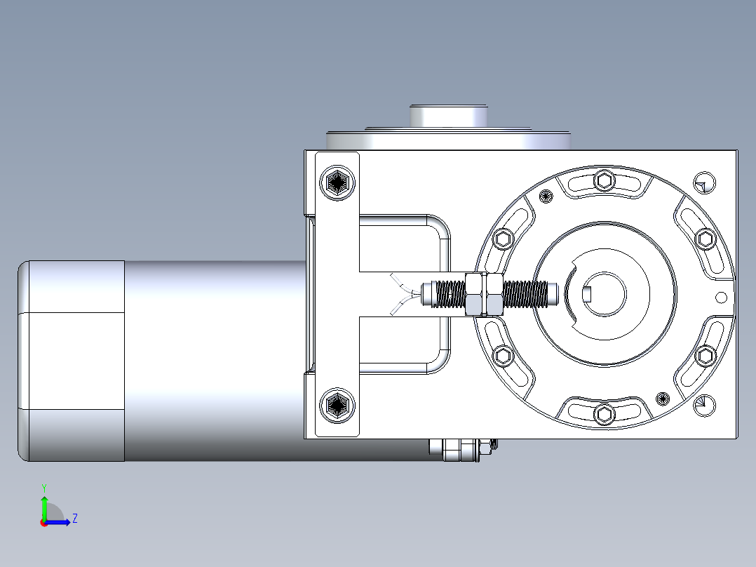 RU70DF意米精密分割器左视图