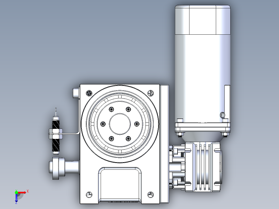 RU70DF意米精密分割器俯视图