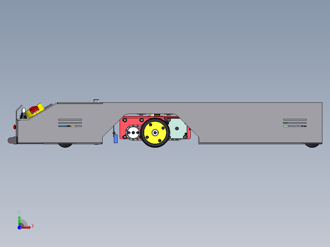 AGV小车、AGV(21)前视图