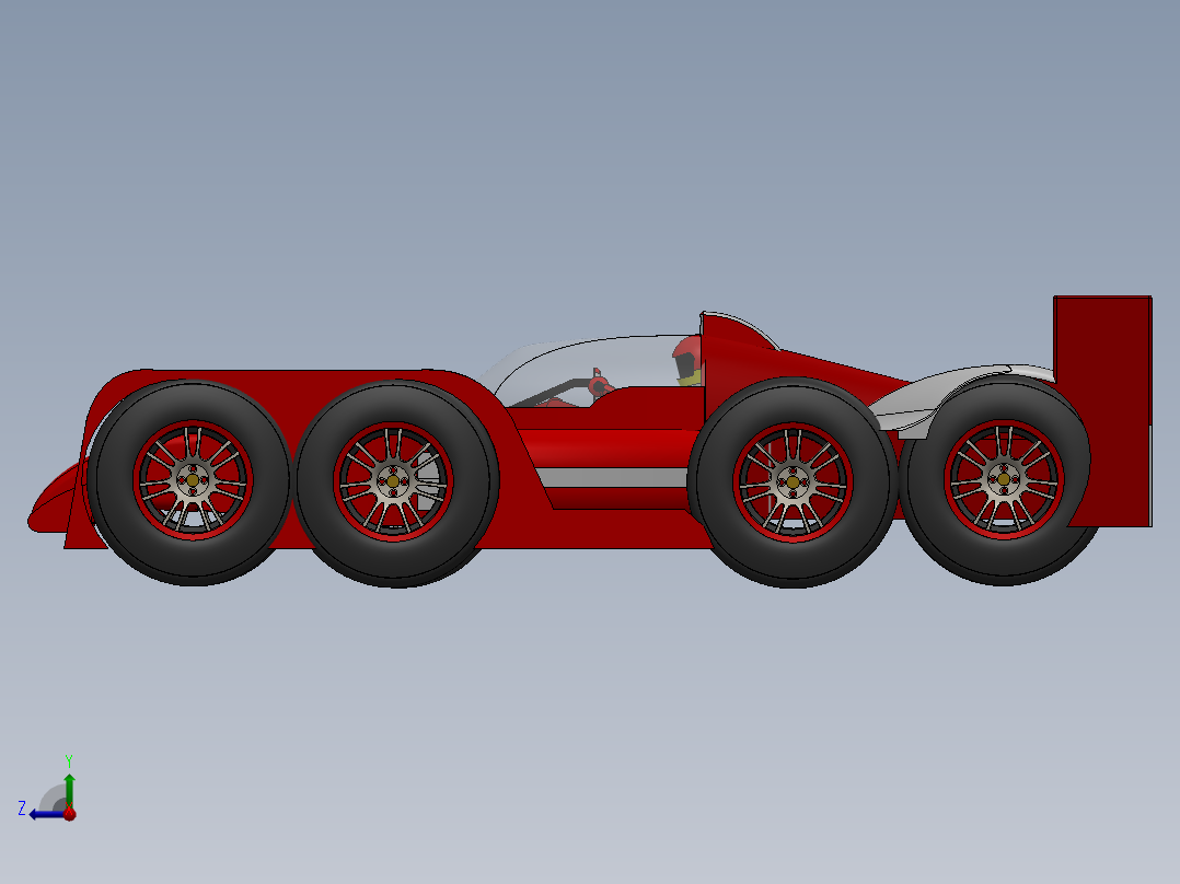 F1概念车UL03  sw20右视图