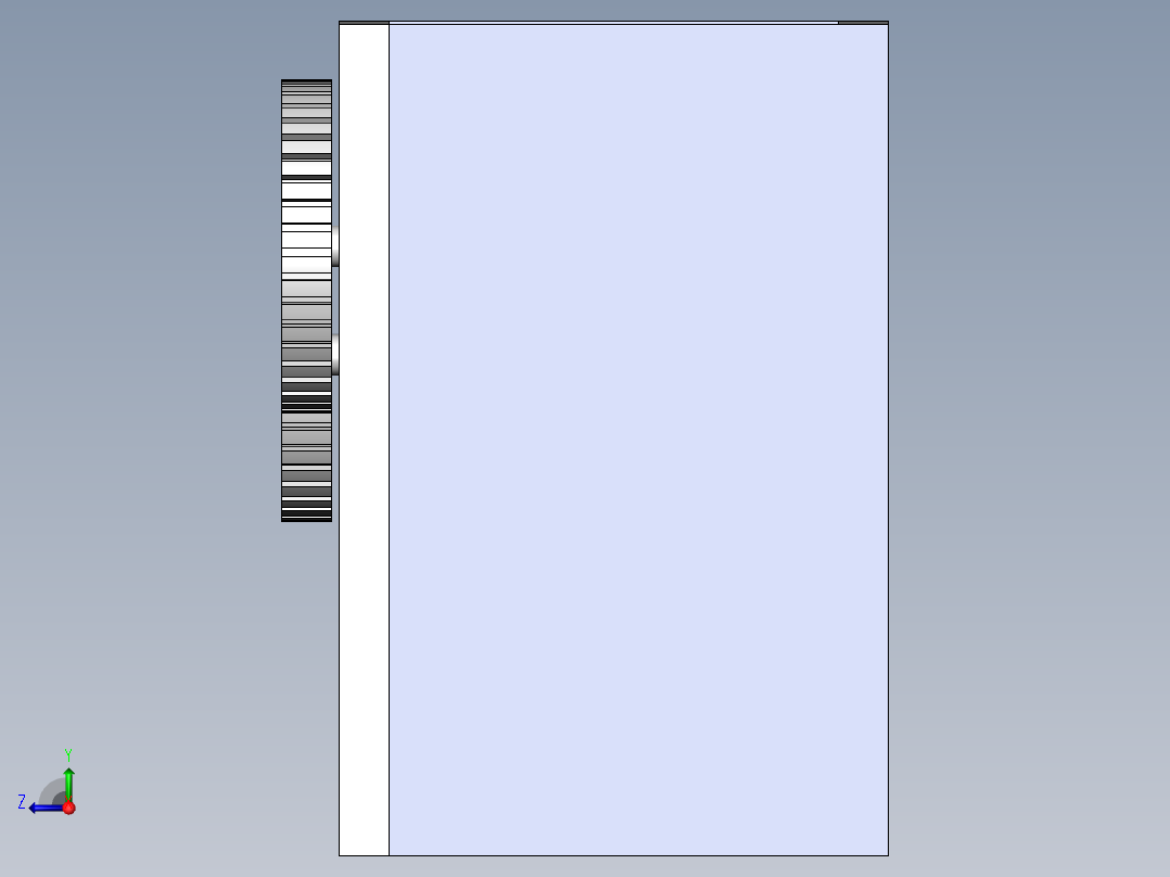简易密码锁右视图