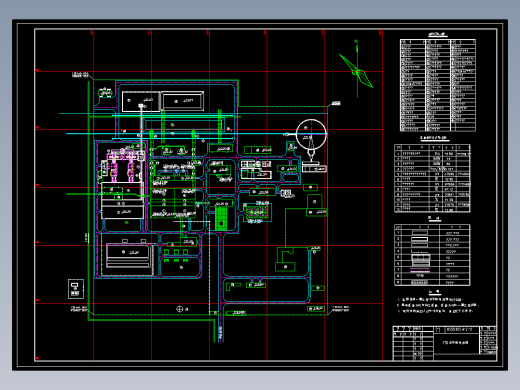 2x25MW电站电厂总图A