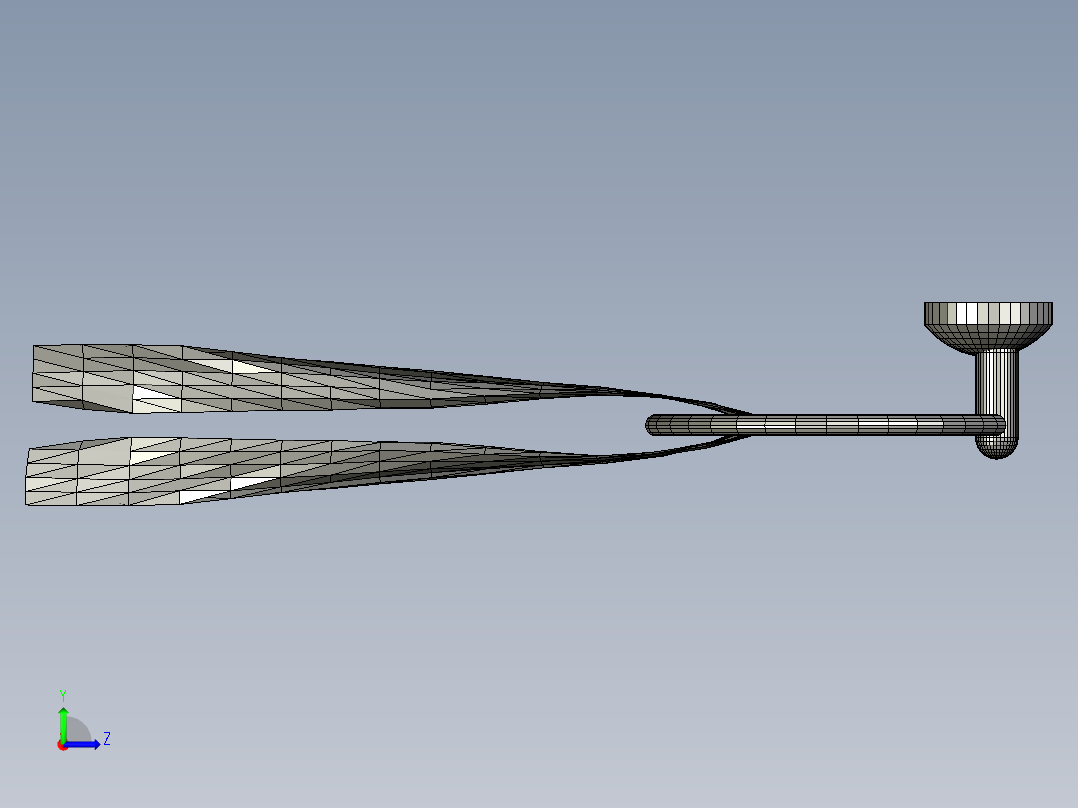 毛巾挂架 MAB 1左视图