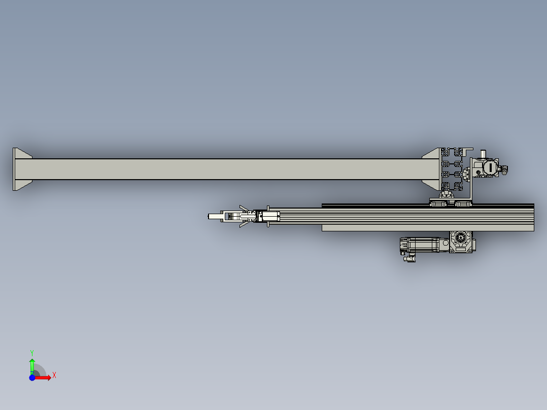 A-行架机器手前视图