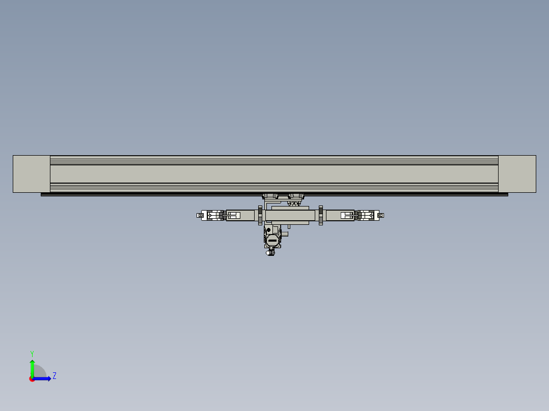 A-行架机器手左视图