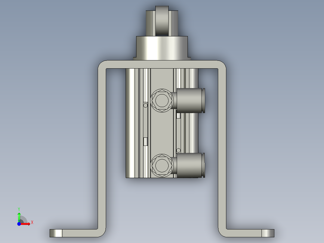 301101-小车HOME-1026-小车定位组装件-X1-X2-X3-113前视图