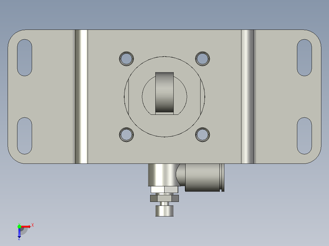 301101-小车HOME-1026-小车定位组装件-X1-X2-X3-113俯视图