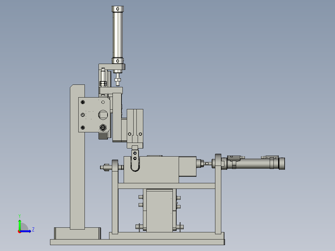 塑壳送料组件左视图