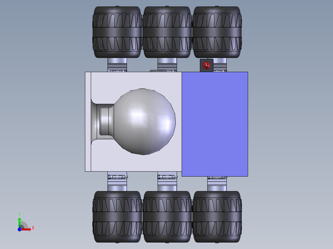 火星漫游车前视图