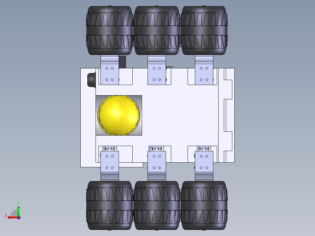 火星漫游车后视图