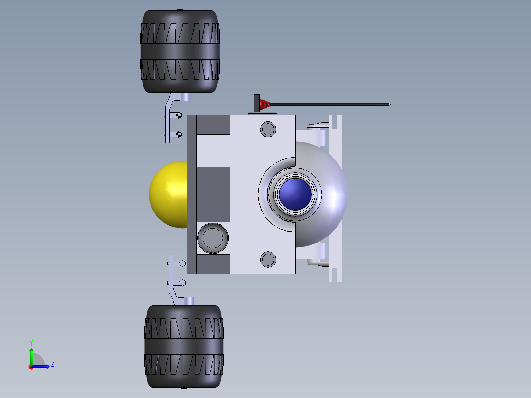 火星漫游车左视图