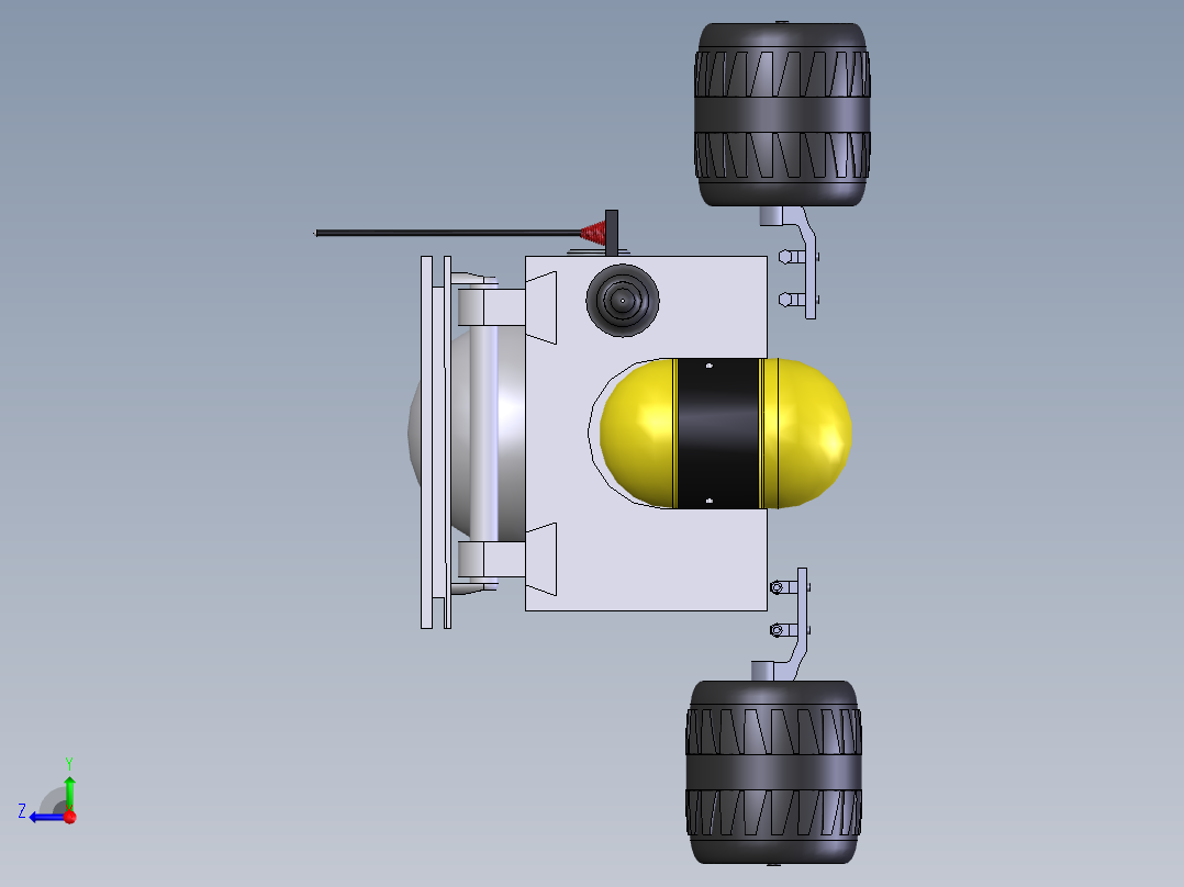 火星漫游车右视图