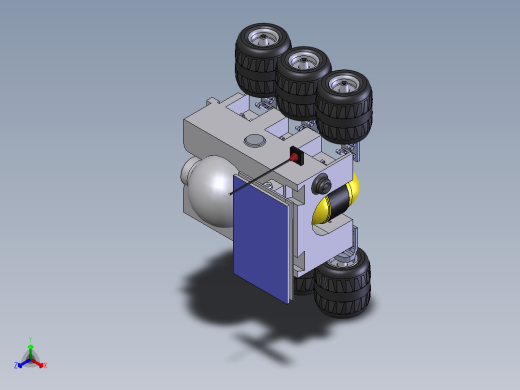 火星漫游车正等轴测缩略图