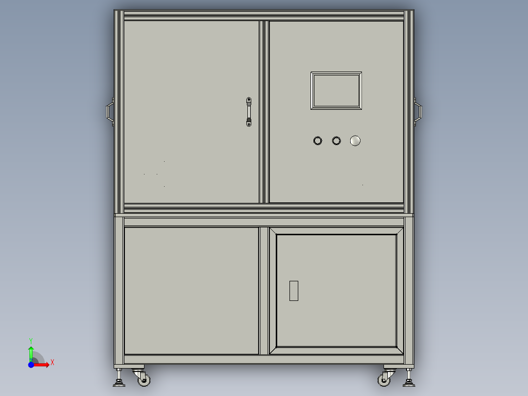 A金属海绵自动上料站-JSHM前视图