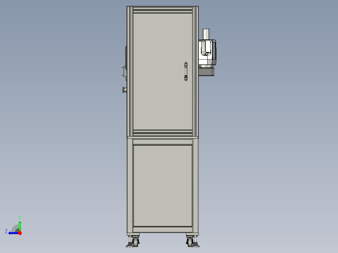 A金属海绵自动上料站-JSHM右视图