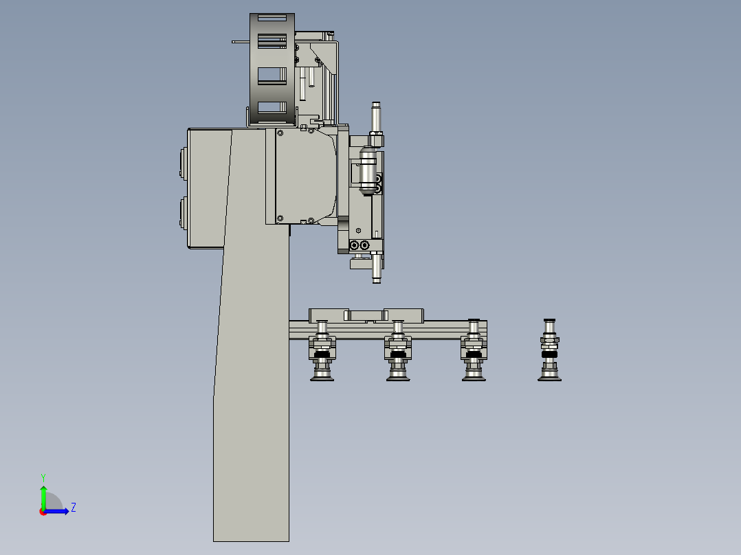 QQ-M03901-15-上料机械手三左视图