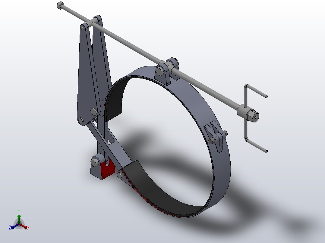 BB-MM系列带式制动器_BB900-110MM主视图