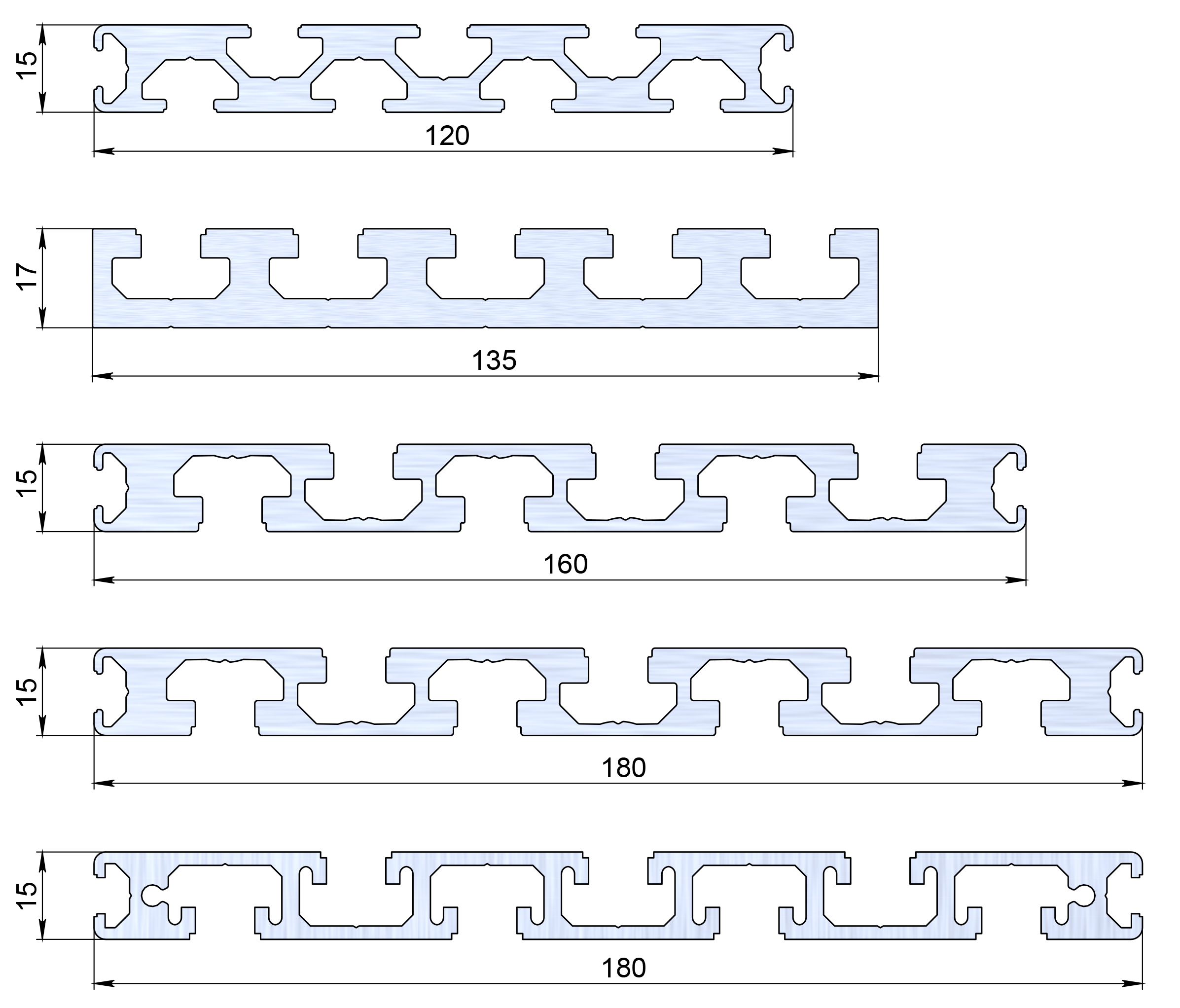 大量铝型材可供选择
