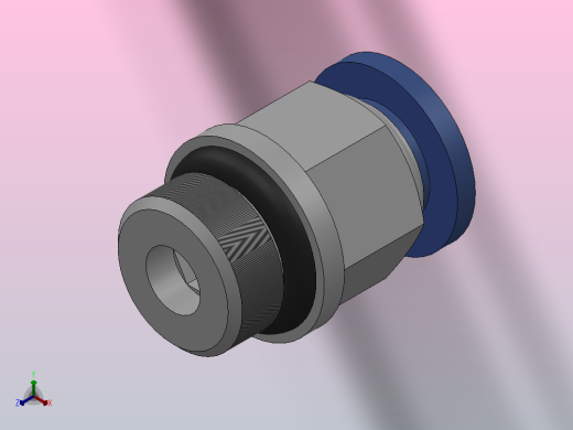 IPC-G 螺纹直通-G螺纹_IPC08-G02正等轴测缩略图