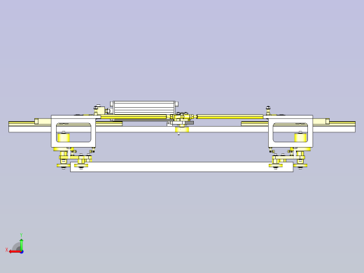一款托盘定心机构3D图纸后视缩略图