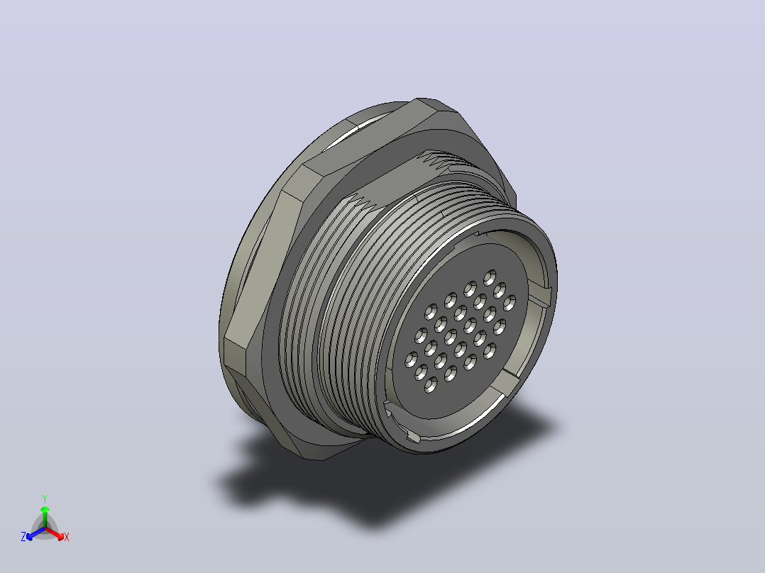 威浦连接器WS28K24ZMQ主视图