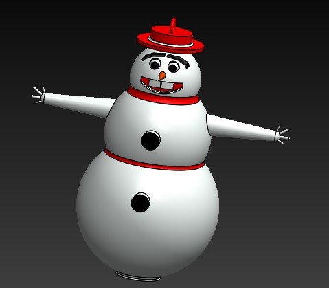 雪人圣诞树玩具缩略图