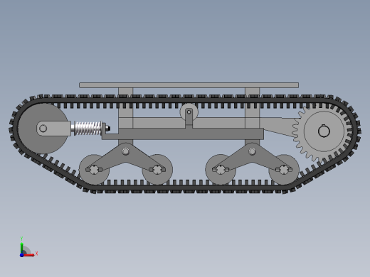 装煤机行走部分结构设计 sw+CAD+说明书前视缩略图