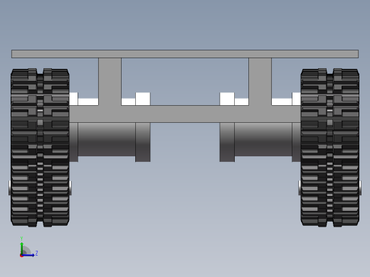 装煤机行走部分结构设计 sw+CAD+说明书左视缩略图