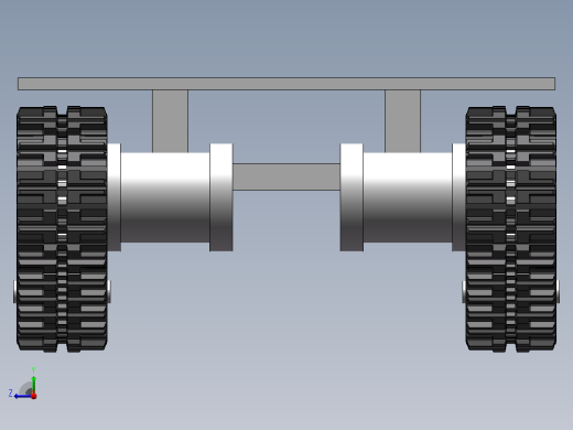 装煤机行走部分结构设计 sw+CAD+说明书右视缩略图