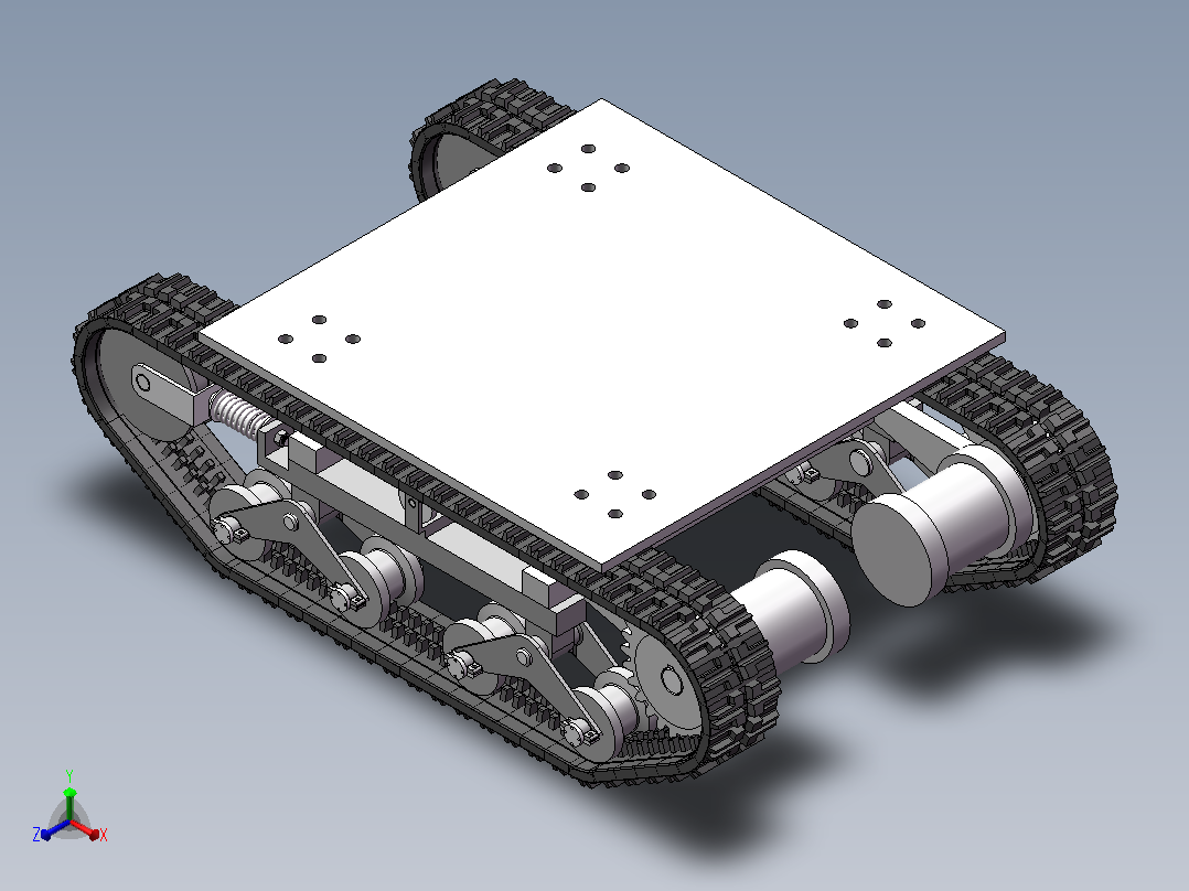 装煤机行走部分结构设计 sw+CAD+说明书正等轴测图
