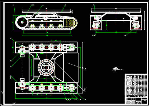 装煤机行走部分结构设计 sw+CAD+说明书缩略图
