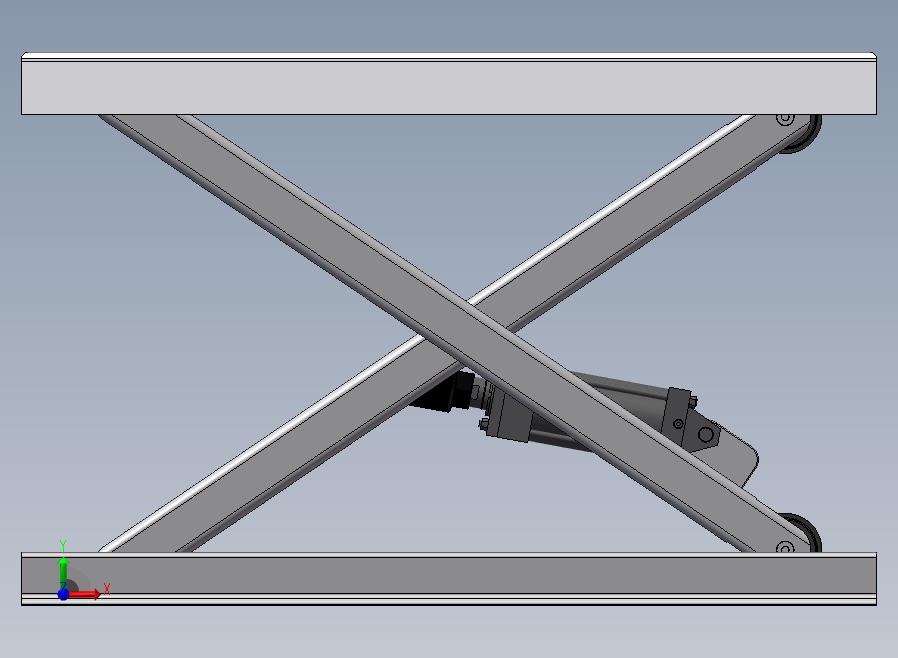 A19-举升工作台前视图