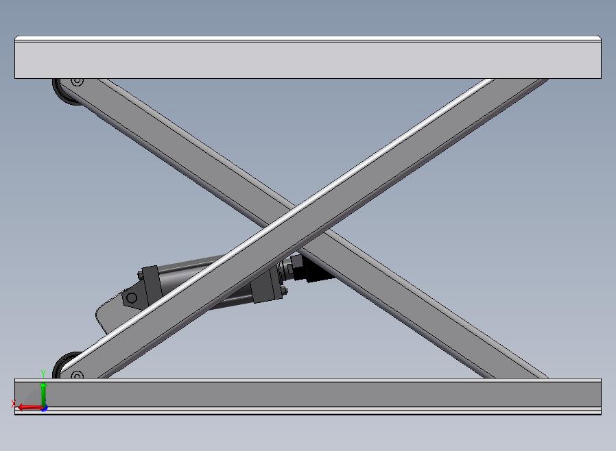 A19-举升工作台后视图