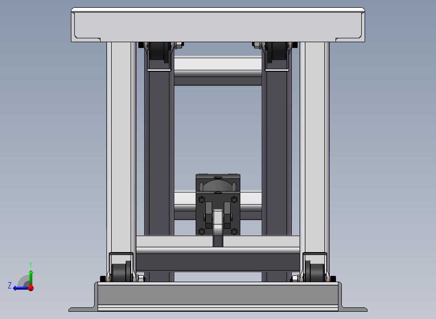 A19-举升工作台右视图