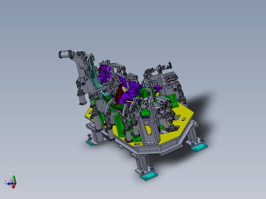 侧板焊接定位夹具