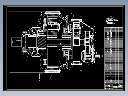 风力发电机齿轮增速器设计